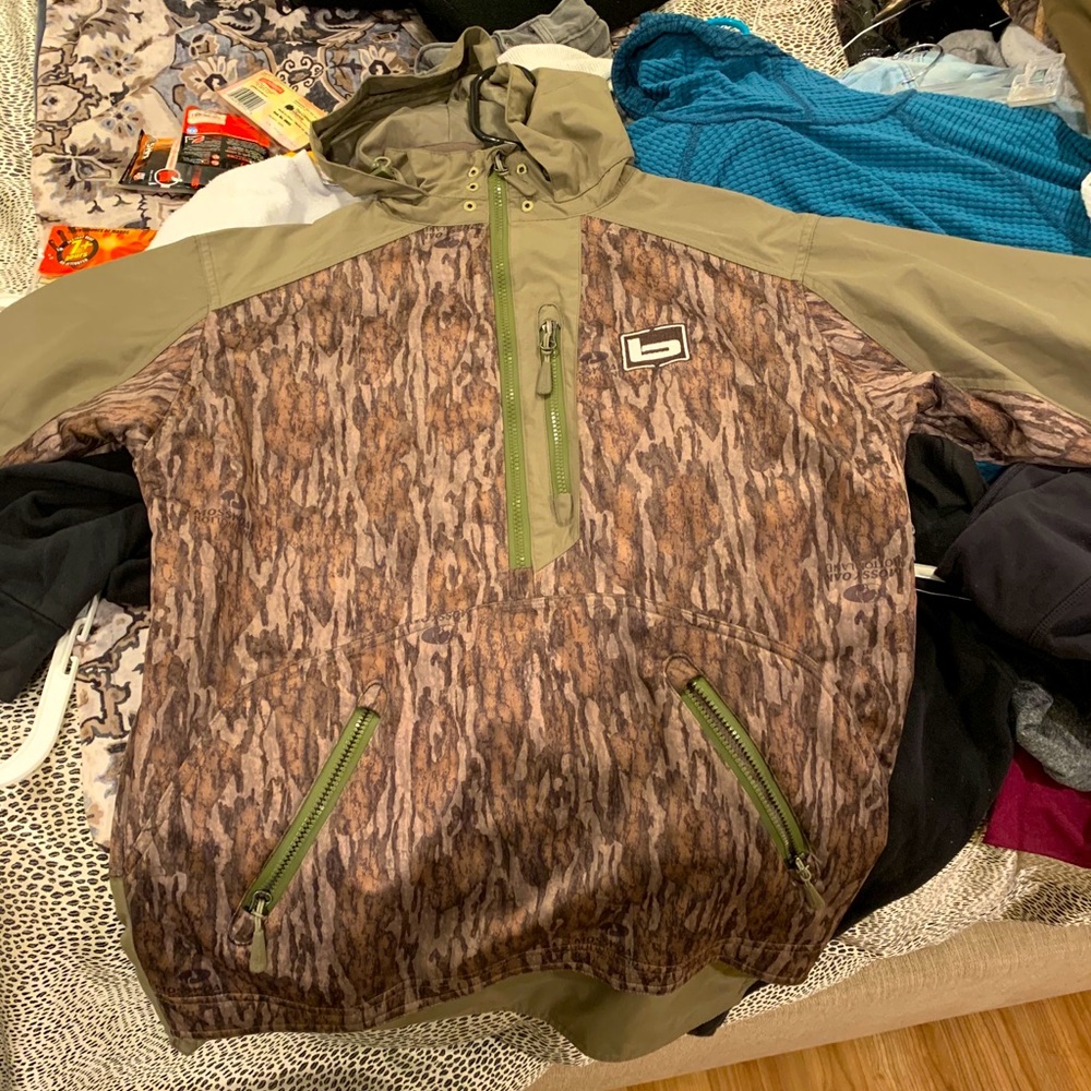 Mossy oak banded pullover jacket